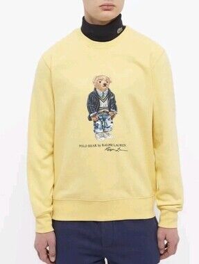 Polo Ralph Lauren Sweater Big Boys M 10-12 - Limited Edition Classic Yellow